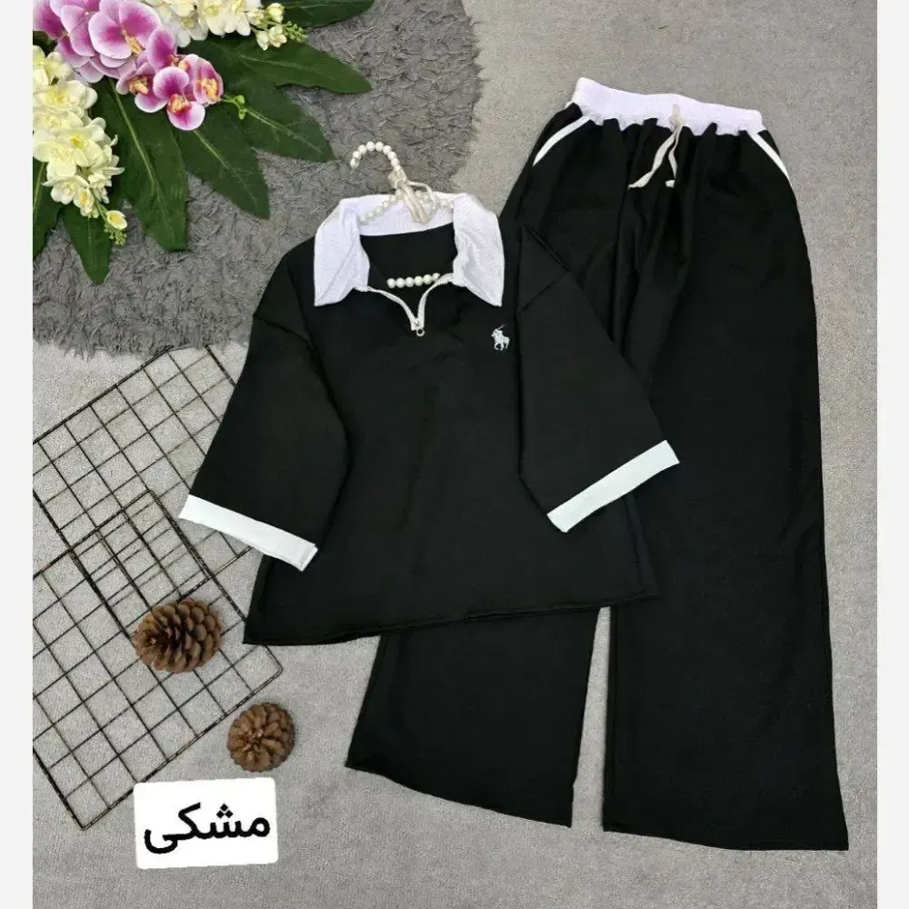 ست بلوز و شلوار زنانه سیندخت جنس مازراتی کیفیت عالی فری سایز