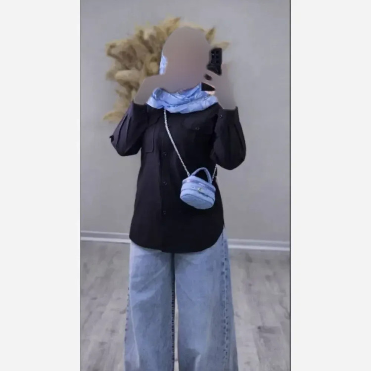 مانتو لنین دو جیب زنانه فری سایز سنگشور اعلا