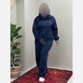 ست مستانه اسپرت جنس مازراتی باکیفیت فری سایز 36 تا 46 رنگ مشکی سورمه ای شکلاتی