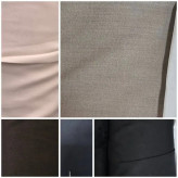 شلوار ریزشی جورجینا بزیاق در رنگهای مشکی، نسکافهای، استخوانی، سورمهای، نوک مدادی و سایزهای 38 تا 50