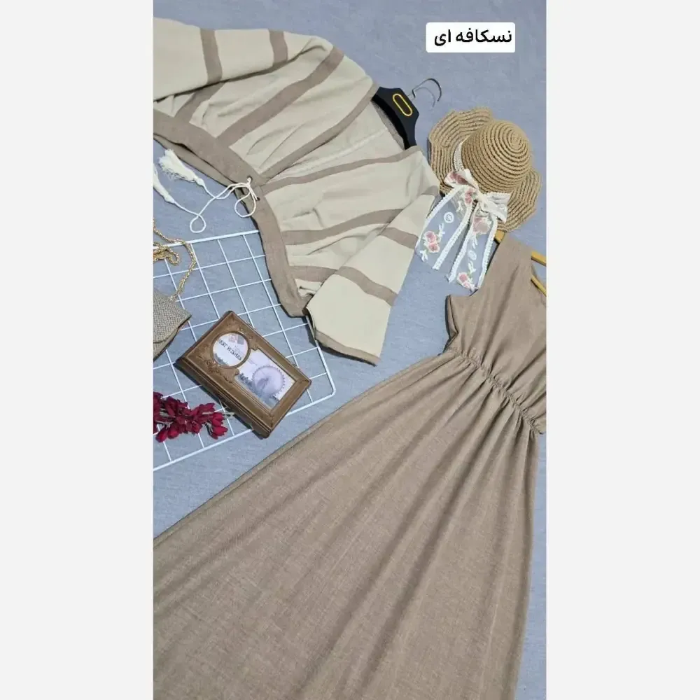 کت و سارافون محدثه شانتون لنین خارجی وارداتی فری سایز تا 48