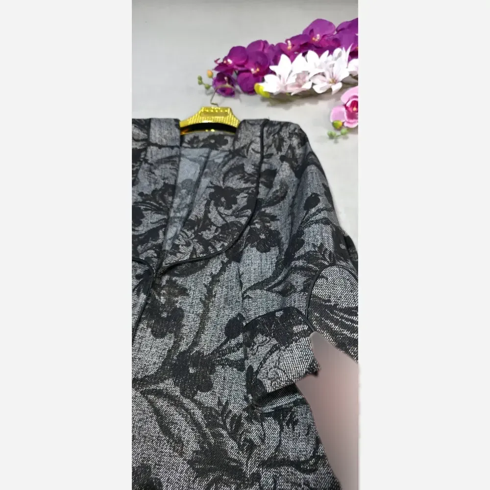 کت مجلسی زنانه موهر درجه یک مدل آنا رنگ مشکی و قهوه ای فری سایز