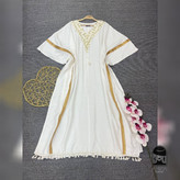 مانتو زنانه مدل پانچ هرای جنس کرسپو لایکو گرم بالا خرجکار نوار طلایی هندیپولک ترک فری سایز ۳۶تا۶۰