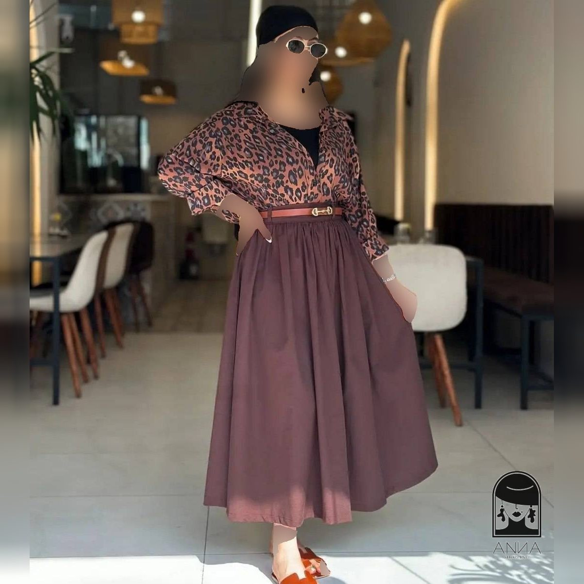 ست شومیز دامن زنانه مدل جگوار جنس دامن لنینت شومیز بوگاتی فری سایز 36 تا 46