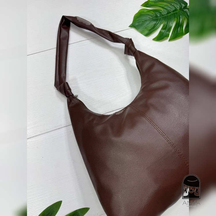 کیف زنانه مدل بند گره ای جنس چرم