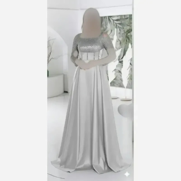 ماکسی مجلسی مدل بیتا پارچه جسیمکو و ساتن آمریکایی
