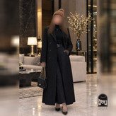 پالتو زنانه مدل روژان جنس کتان کجرا سایز ۱ تا ۲