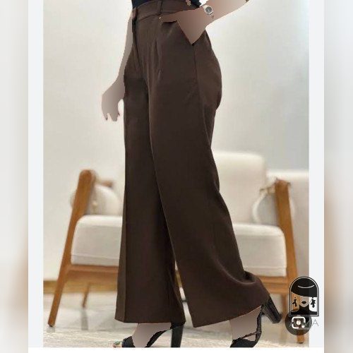 شلوار بگ زنانه جنس مازراتی سایز ۱ تا ۲