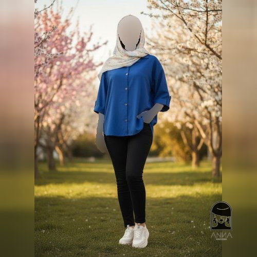 شومیز زنانه مدل ارغوان جنس داکرون فری سایز 38تا46