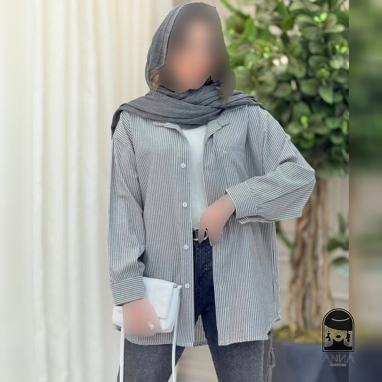شومیز زنانه مدل بهناز جنس نخی فری سایز 38تا46