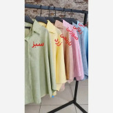 شومیز پانچ لینن مدل پریسان فری سایز