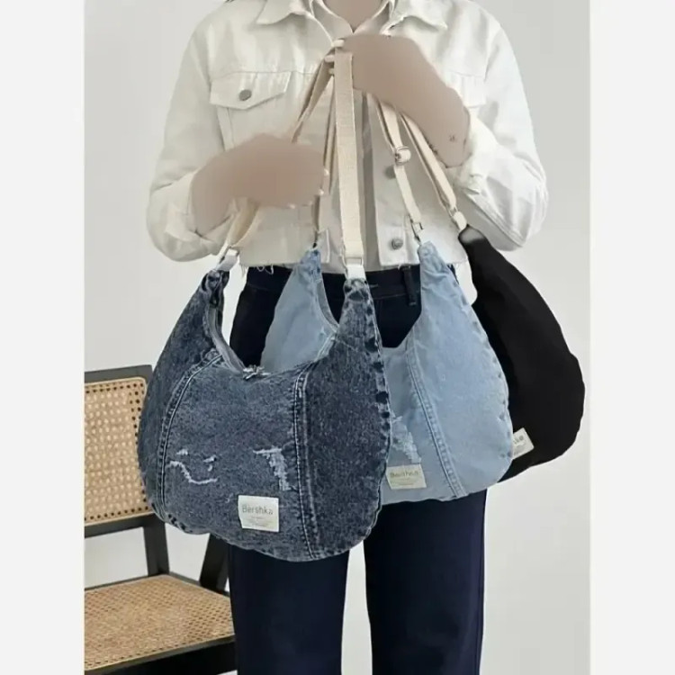 کیف جین لی خارجی ابعاد 40 در 28 رنگ ثابت