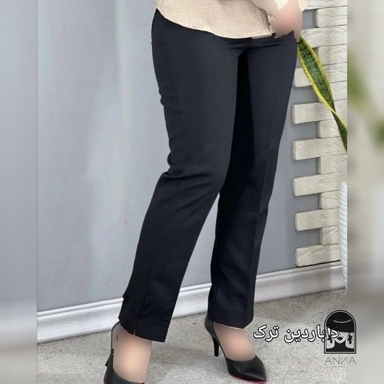 شلوار زنانه مدل راسته گاباردین ترک 100 جنس گاباردین ترک گرم بالا سایز ۴۰ تا ۴۲