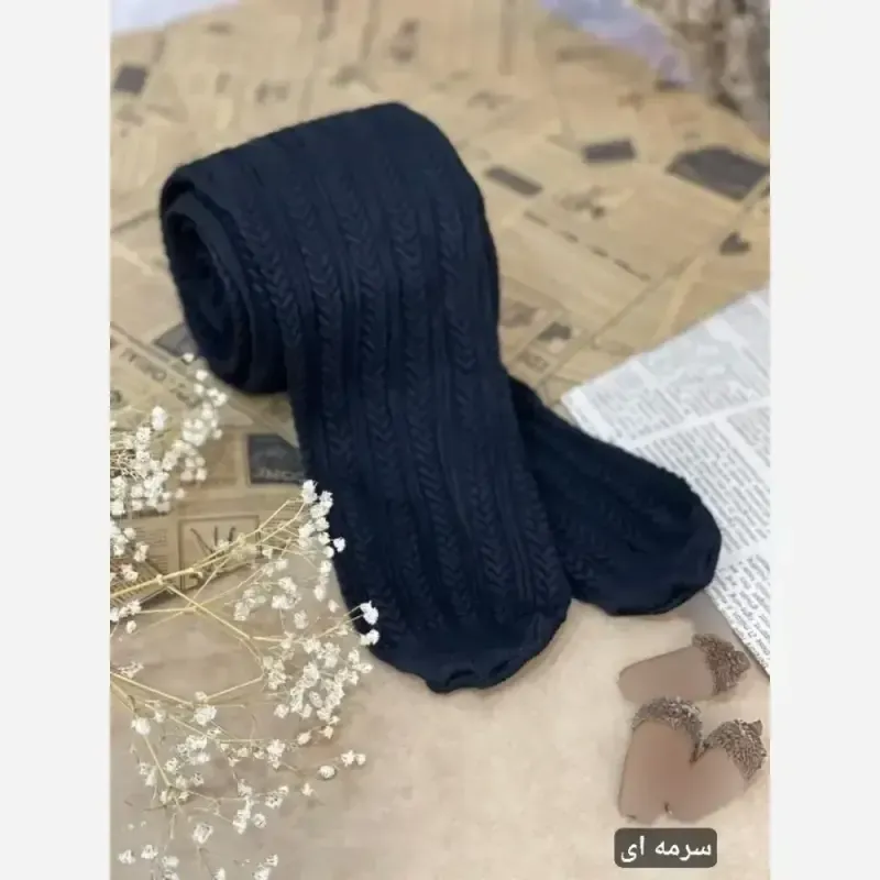 جوراب شلواری گندمی برند پنتی ضخامت 280 فری سایز