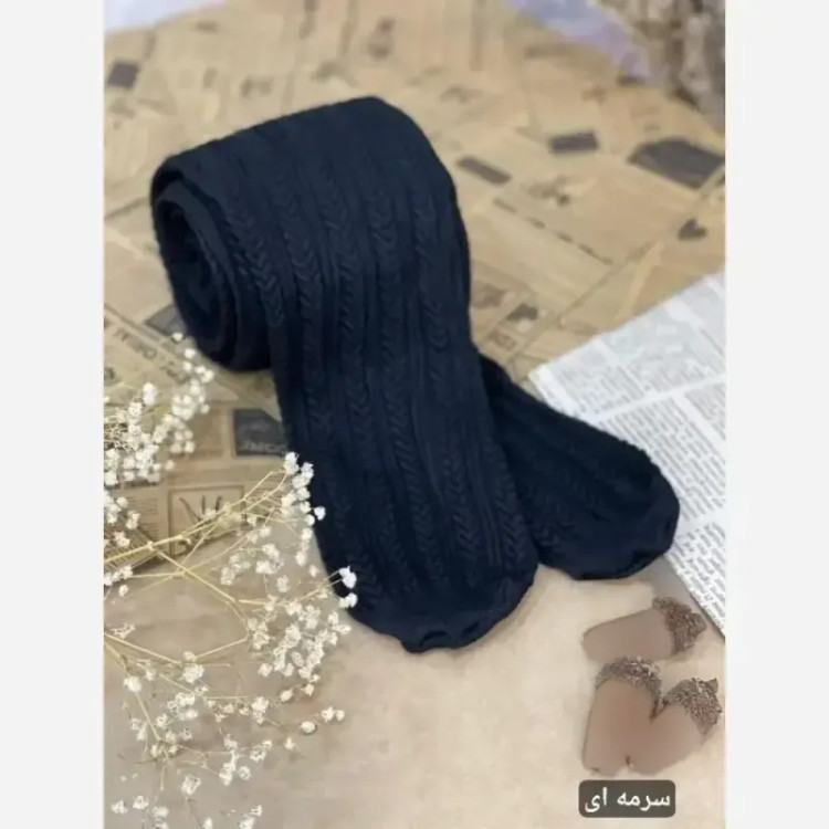 جوراب شلواری گندمی برند پنتی ضخامت 280 فری سایز