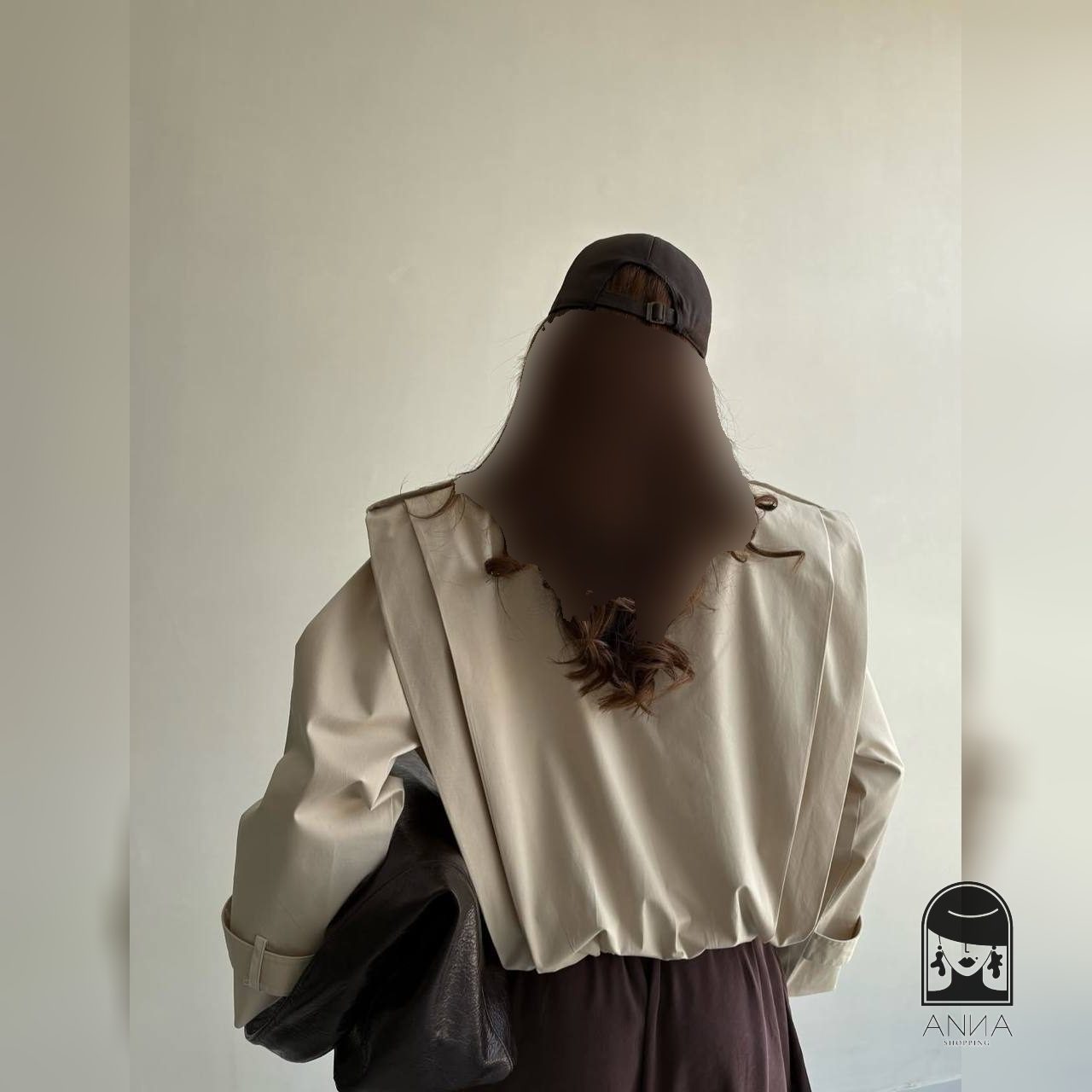 وست زنانه مدل ترنچ کت شو جنس کتان تی سی ضدآب فری سایز