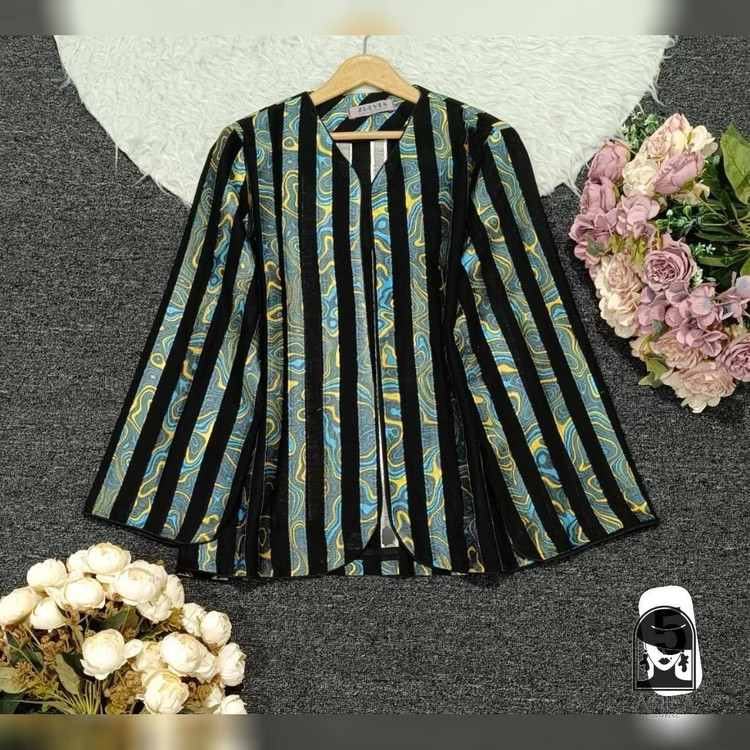 کت زنانه مدل دار 311 جنس تافته فری سایز 38 46