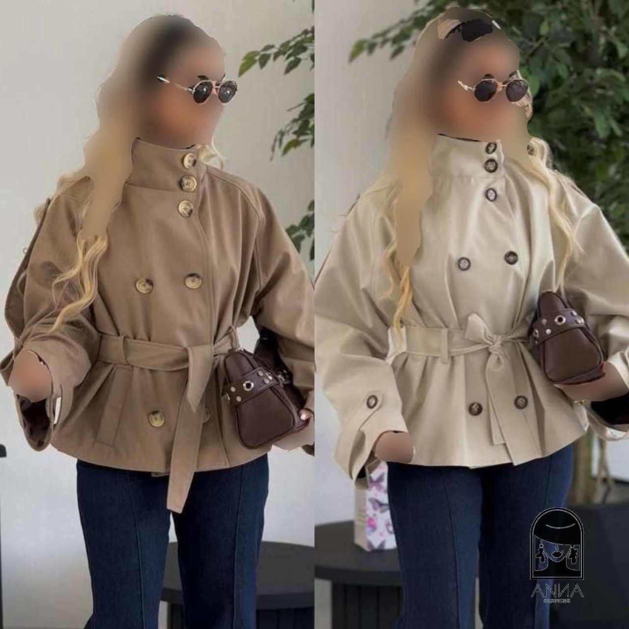 پوشاک زنانه مدل بارونی ساناز جنس کتان تی سی فری سایز