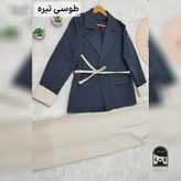 ست کت شلوار زنانه مدل مانیا جنس مازراتی فری سایز