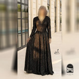 پوشاک زنانه مدل زرین جنس دانتل چمنی سایز ۱ تا ۵
