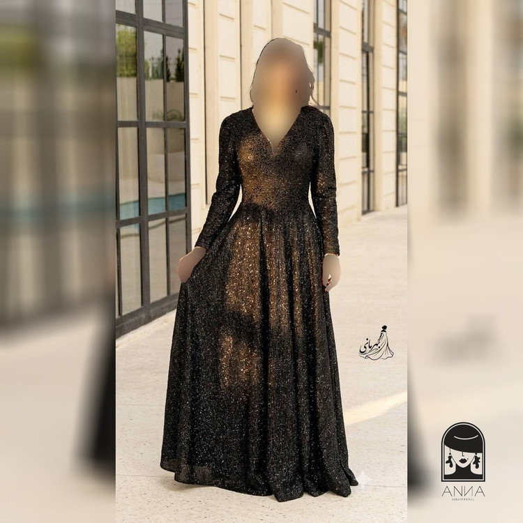 پوشاک زنانه مدل زرین جنس دانتل چمنی سایز ۱ تا ۵