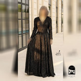 پوشاک زنانه مدل زرین جنس دانتل چمنی سایز ۱ تا ۵