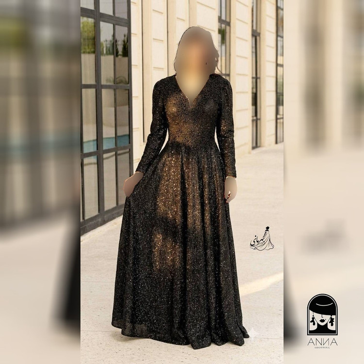 پوشاک زنانه مدل زرین جنس دانتل چمنی سایز ۱ تا ۵