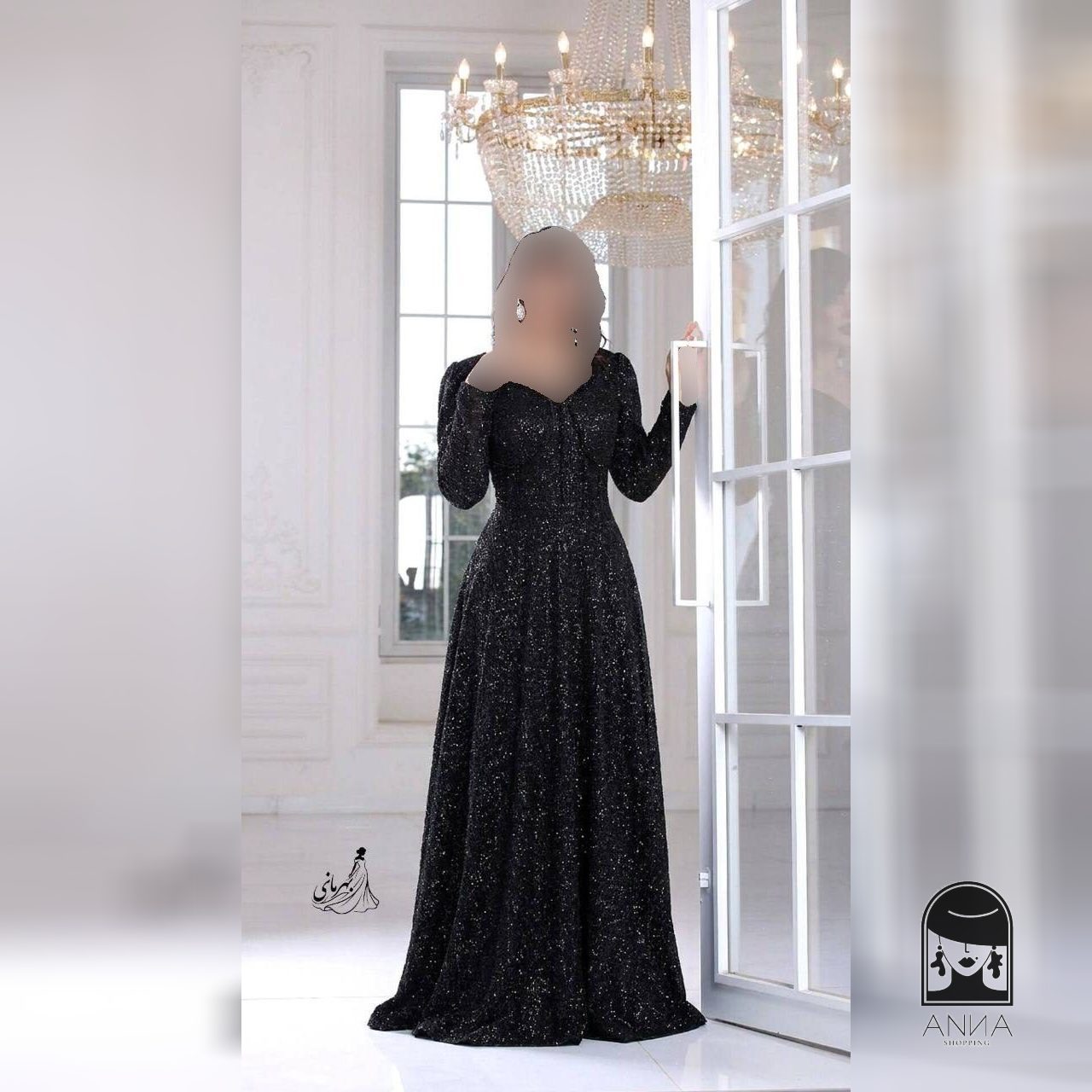 ماکسی زنانه مدل سارا جنس دانتل چمنی سایز ۱ تا ۵
