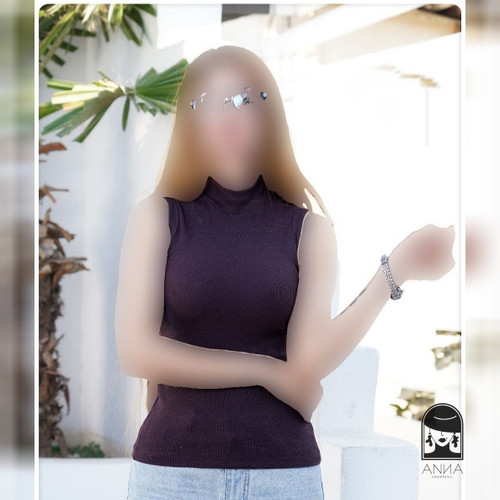 تاپ زنانه مدل یقه ۵ سانت قد ۶۰ جنس فانریپ سوپر پنبه کبریتی فری سایز ۳۶ تا ۴۲