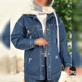 شومیز زنانه مدل لش جین جنس جین اصل شسته شده و سنگشور شده فری سایز 36 تا 48