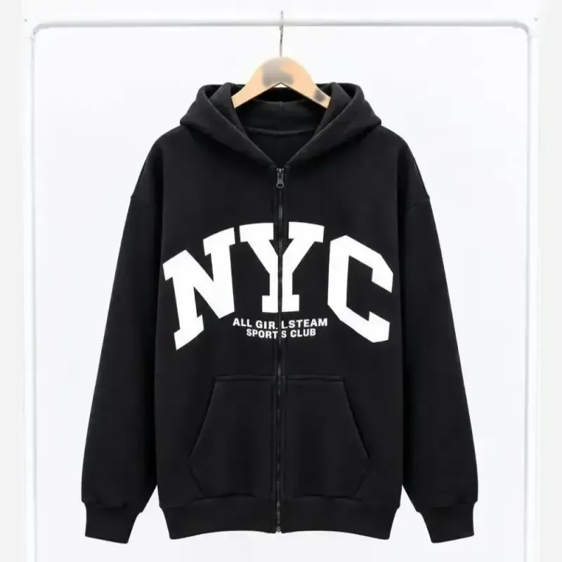 سویشرت NYC فلامنت داخل کرکی فری سایز