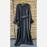 عبا کوپرا آستین ژول رنگ مشکی فری سایز 38 تا 60