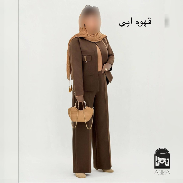 مانتو زنانه مدل شلوارالهه جنس مازراتی سایز ۱ تا ۲