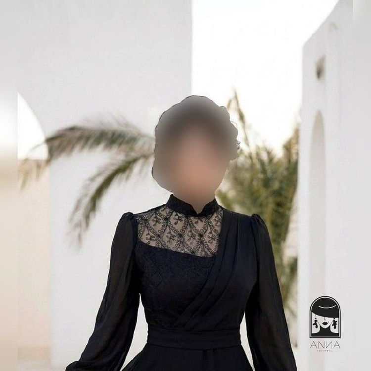 لباس مجلسی زنانه بلند پوشیده مدل الیزابت