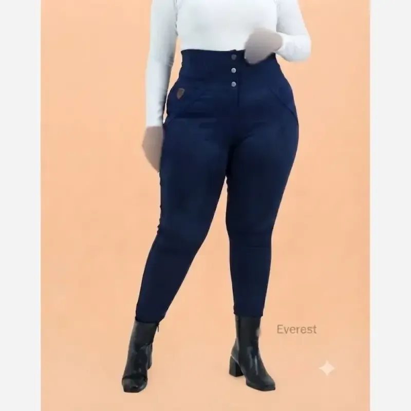 گنی زنانه کتان کش اندونزی زیپ دار رنگی سایز بزرگ