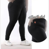 شلوار کتان کش اندونزی کمرکش بزرگ سایز زنانه دوخت صنعتی