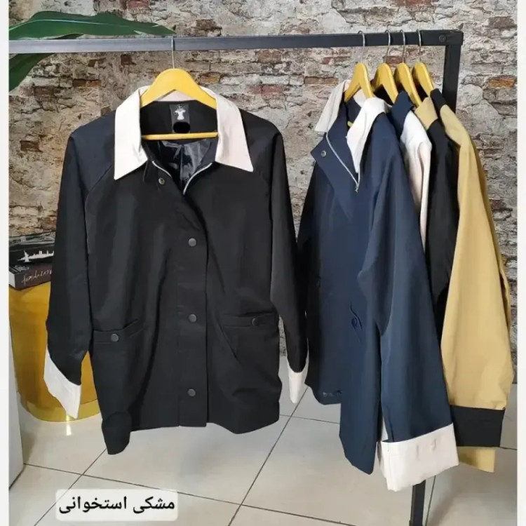 ترنج کت زنانه مدل لیرا جنس کتان تی سی ضد آب فری سایز