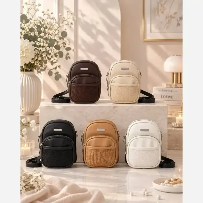 کیف اسپرت پارلو جنس شرانگ وارداتی رنگبندی متنوع سایز 18 در 13