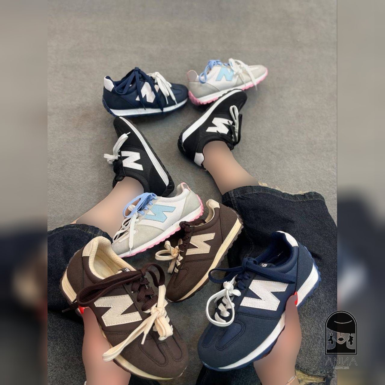 کفش زنانه مدل نیوبالانس جنس ترک و تنفسی سایز 37 38 39 40