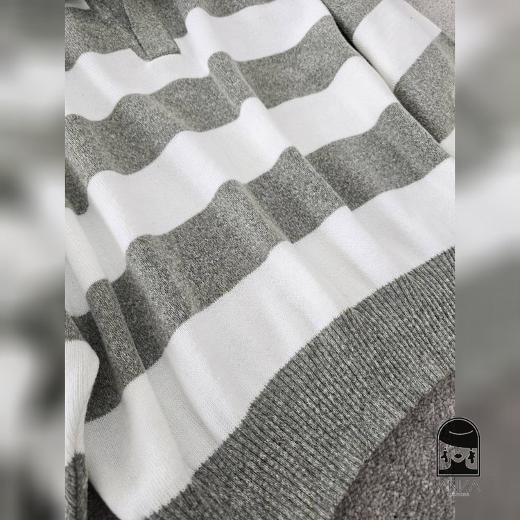 بلوز زنانه مدل تبسم جنس نخ بافت فری سایز