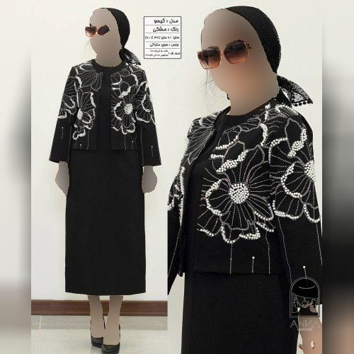 سارافون مدل گیسو کت و نرمال جنس سوپر مازراتی و آستر سایز ۱ تا ۳