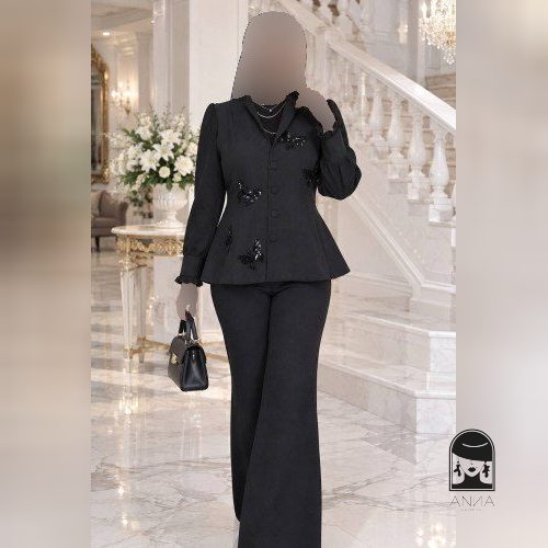 ست کت شلوار زنانه مدل شیما جنس مازراتی سایز ۱ تا ۴