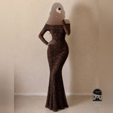 لباس مجلسی زنانه بلند تمنا