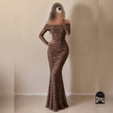 لباس مجلسی زنانه بلند تمنا