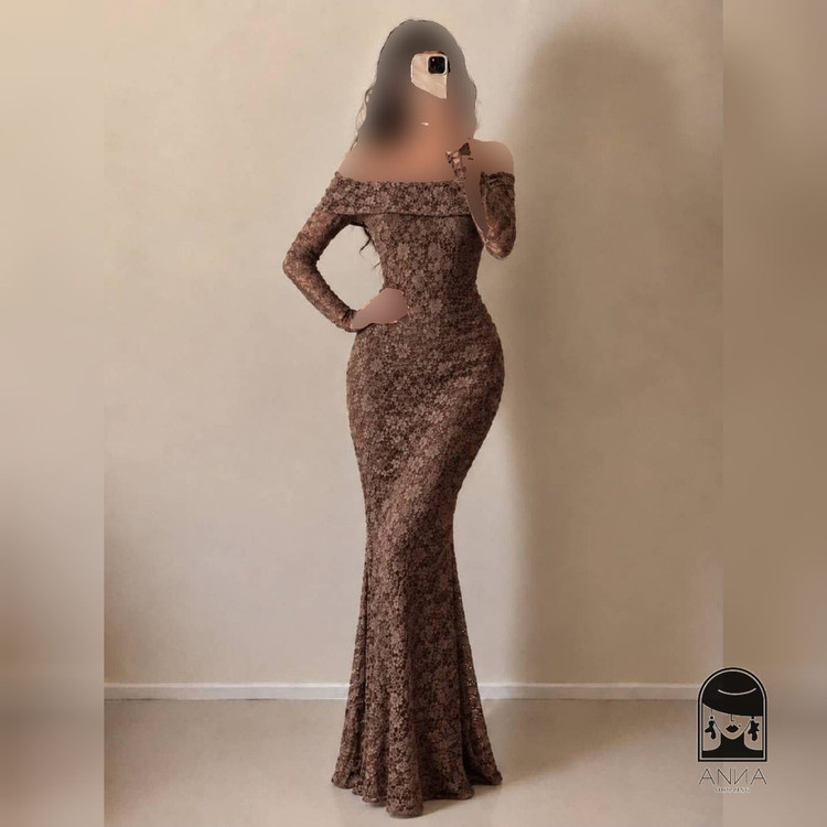 لباس مجلسی زنانه بلند تمنا