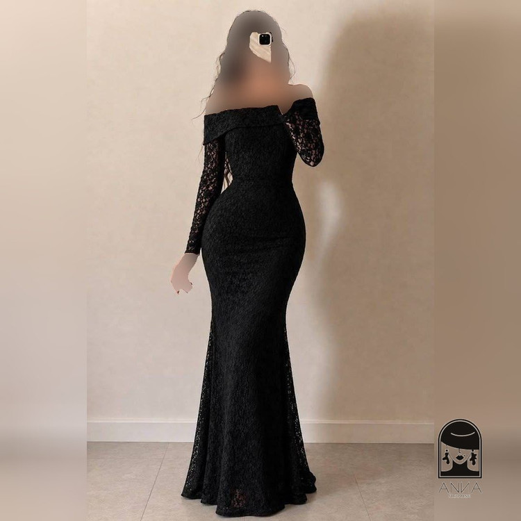 لباس مجلسی زنانه بلند تمنا