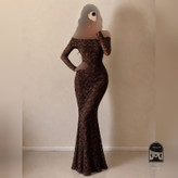لباس مجلسی زنانه بلند تمنا