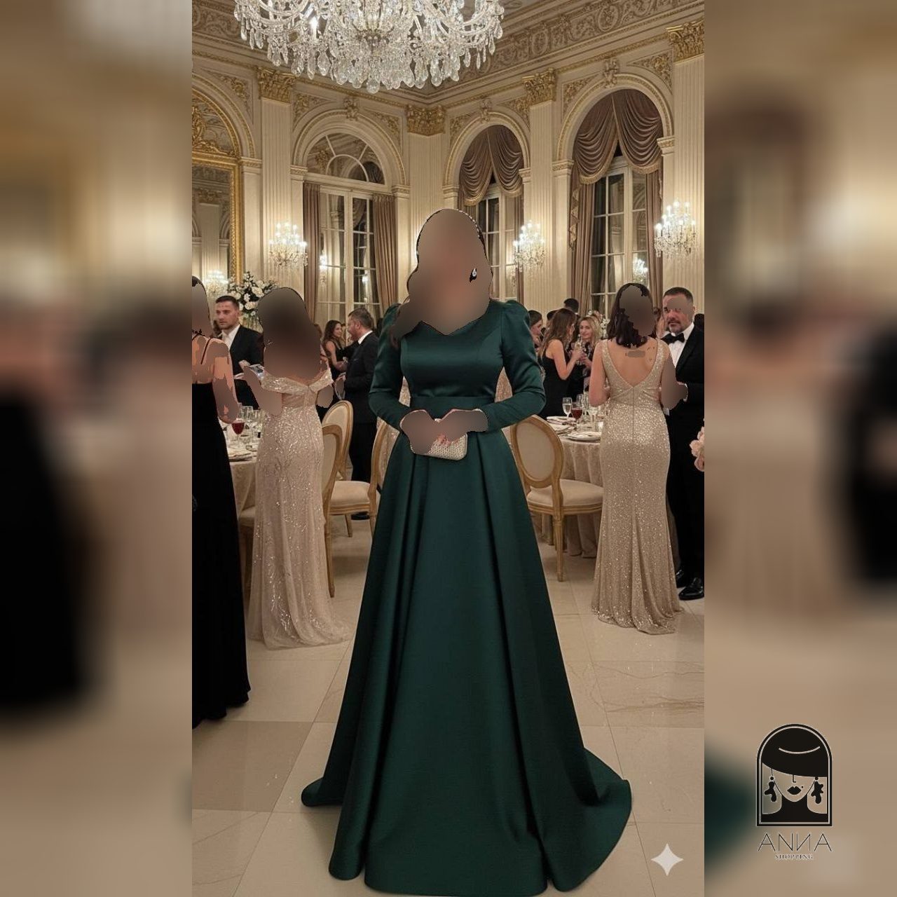 ماکسی زنانه مدل پونه کمربنددارد جنس ساتن آمریکایی سایز ۱ تا ۴