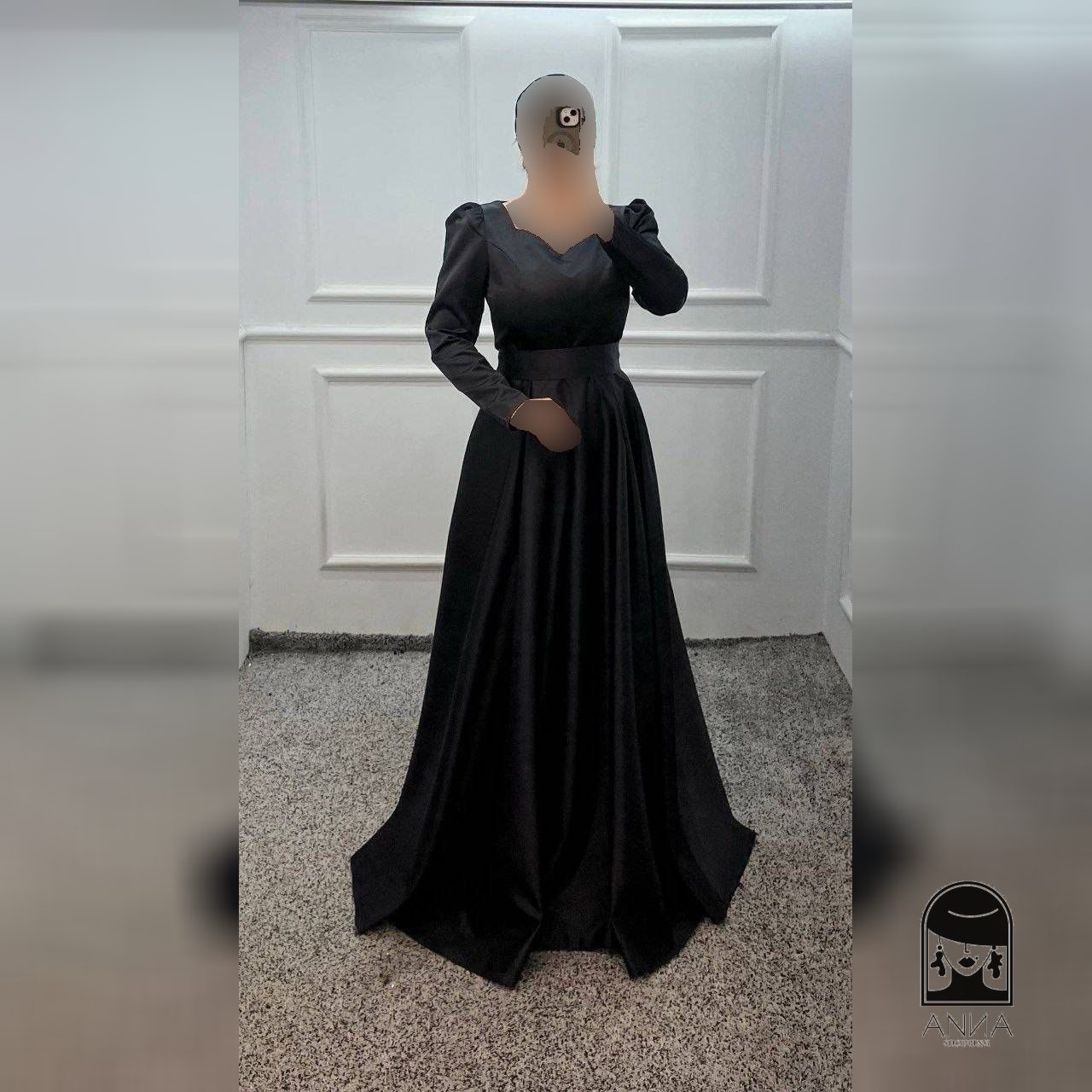 ماکسی زنانه مدل پونه کمربنددارد جنس ساتن آمریکایی سایز ۱ تا ۴