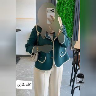 ست کت شلوار زنانه مدل المیرا جنس مازراتی فری سایز